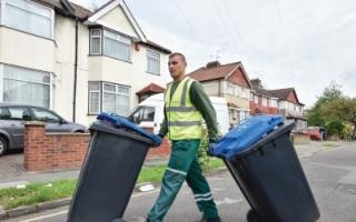 Brent and Harrow councils have revealed planned changes to bin collections over the Easter bank holidays. Image Credit: Brent Council