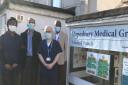 Cllr Ketan Sheth, Dr Chi Chung and other Mapesbury Medical Group staff
