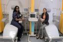 Research manager Sunder Chita and Fiona Makia in the new high-tech research facility