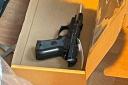 Beretta handgun found while police were searching an address in Conley Road Willesden.