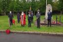 Mayor of Brent Cllr Lia Colacicco with Gurkhas and members of the Wembley & Sudbury Royal British Legion