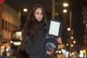 Brent Council environment lead Cllr Krupa Sheth, pictured last year with an LED street light. Cllr Sheth responded to ClientEarth by saying Brent 'will be doing everything we reasonably can to achieve carbon neutrality by 2030'. Picture: Justin Thomas