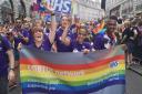 Northwick Park Hospital staff and LNWH trust colleagues at the Pride in London festival.