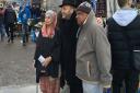 George Galloway surprised shoppers at Willesden Market