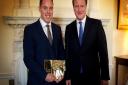 Colin Hegarty with PM David Cameron (Pic credit: Facebook)