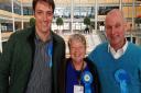 Brondesbury Park councillors Joel Davidson, Carol Shaw and John Warren