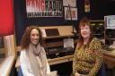 Gabriella Incalza with Rose Rouse at Bang FM (Pic credit: Jan Nevill)