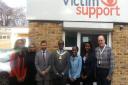 Members of Brent's Victim Support branch with the borough's mayor, Clllr Bobby Thomas.