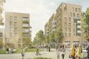 How the West Hendon housing estate on the reservoir could look