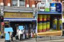 Supersave Household in Cricklewood. The shop was fined more than £4,500 for selling lighter gas to underage teenagers. Images: Brent Council