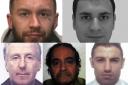 These men have been named in the National Crime Agency's most wanted list