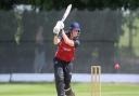 Luke Hollman in batting action for North Middlesex
