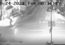 Footage has been released showing the moment two people were shot at in Neasden.