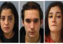 Phoebe Hing, 21, Liam O'Neill, 22 and Toni Thompson, 26,  have been jailed following a 
