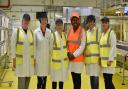 Dawn Butler MP on a visit McVities factory in 2018. Picture: Grahame Larter
