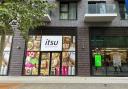 Signs are already up for the new Itsu in Wembley Park