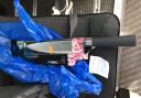 Knife sold to underage teenagers. The two volunteers were able to buy a 23cm knife without being asked for ID. Image received by Brent Council. Permission to use with all LDRS partners