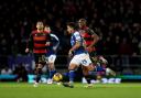 Massimo Luongo attacks for Ipswich against QPR