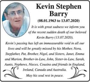 Kevin Stephen Barry
