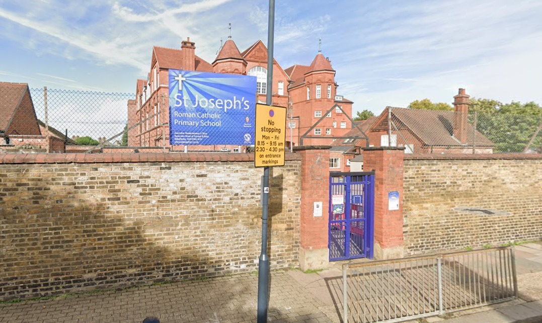 St Josephs Roman Catholic Primary School. St Josephs Roman Catholic Primary School, Brent. Image Credit: Google Maps