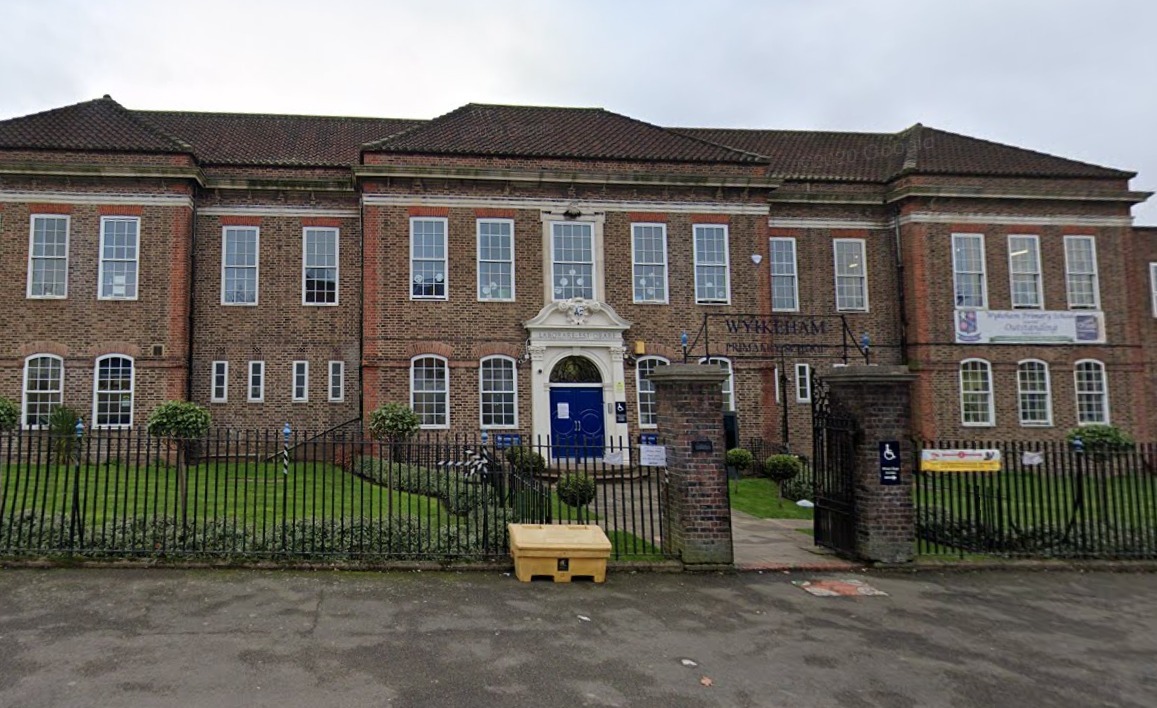 Wykeham Park Primary School. Wykeham Park Primary School, Brent. Image Credit: Google Maps