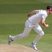 Middlesex's Ethan Bamber during the LV= Insurance County Championship match at Lord's Cricket Ground, London. Picture date: Sunday April 11, 2021.