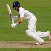 Middlesex's Stevie Eskinazi bats during day one of the Bob Willis Trophy match at the Kia Oval, London.