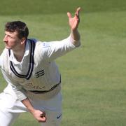 Middlesex's Luke Hollman during day one of the LV= Insurance County Championship match at Lord's Cricket Ground, London. Picture date: Thursday April 22, 2021.