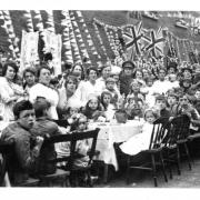 A peace celebration party in Digby Road, Homerton, after the end of the Great War, 1919. Pic: Hackney Archives