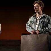 SHANNON TARBET and STANLEY MORGAN in The Breach at Hampstead Theatre