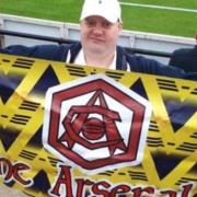 Arsenal fan Danny Bailey