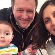 Nazanin Zaghari-Ratcliffe, before her detention,  with her husband Richard Ratcliffe and their daughter Gabriella