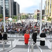 In Brent, the Proclamation was read read by the Mayor of Brent, Cllr Abdi Aden, with an introduction from the Representative Deputy Lieutenant, on Sunday (September 11) on the steps of Wembley Stadium, at the top of Olympic Way