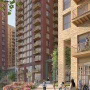 An artist impression of how the flats could look