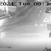 Footage has been released showing the moment two people were shot at in Neasden.