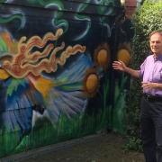 Paul Lorber has been told to remove a mural from his garage in North Wembley
