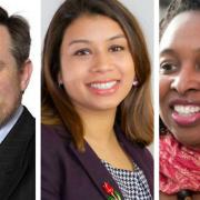 Left to right: Barry Gardiner, Tulip Siddiq and Dawn Butler