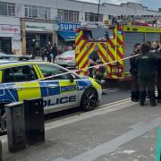 An engineer was taken to hospital after a 