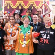 Nursing staff liven up Jacks Place, the childrens ward at Northwick Park Hospital for Halloween