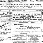 The Kilburn Times, then known as the Willesden Chronicle, from November 1918. Pic: ARCHANT