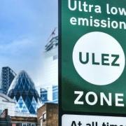 ULEZ sign. New report finds harmful emissions in Brent have been reduced due to ULEZ. Photo: Harrow Council