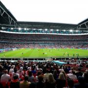 Wembley Stadium (pictured) and Tottenham Hotspur Stadium have been confirmed as part of the UK and Ireland bid for Euro 2028