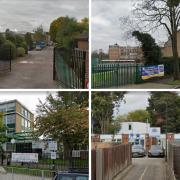Pictures showing some of the schools on the Ofsted list