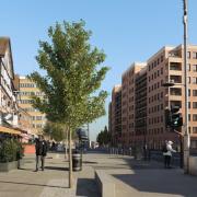 A CGI of the Cecil Avenue Development, where 300 homes are to be built in Wembley. Image from Brent Council website