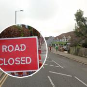 Harrow Road is closed after a burst water main
