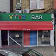 Former Vybz Bar. Plan for a new North London bar \'open until 4am every day\' rejected by Brent Council. Image Credit: Google Maps: Permission to use with all LDRS partners