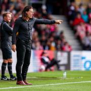 QPR boss Gareth Ainsworth gives instructions on the touchline