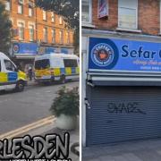 Sefar Cafe and El Tacos in Harlesden were among the businesses raided