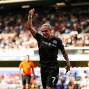 Arnor Sigurdsson celebrates scoring against QPR