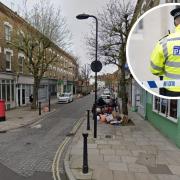 Police were called to Kingsgate Road after a man was reportedly spotted with a gun